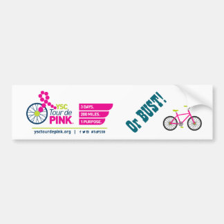 Coche ¡Viaje de Pink de YSC o busto! Pegatina para el
