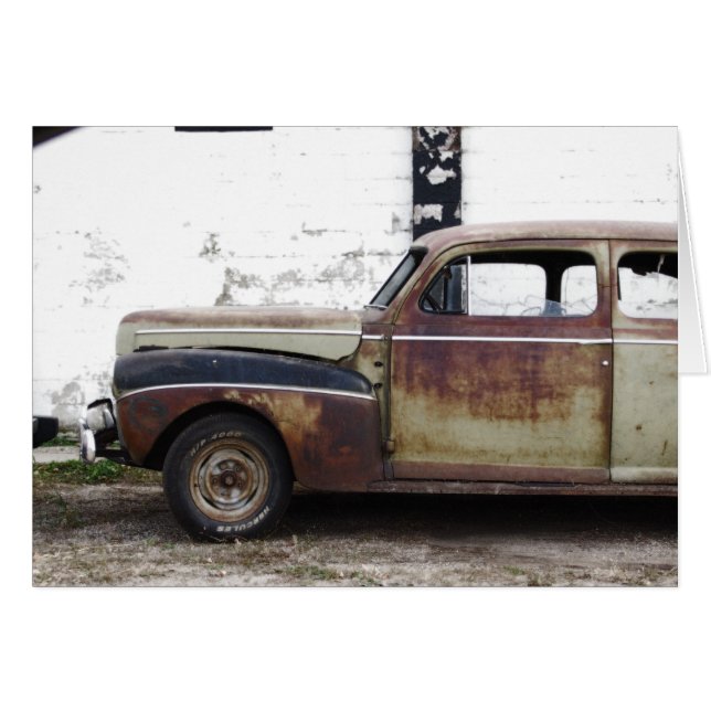 Coche viejo (Anverso (Horizontal))