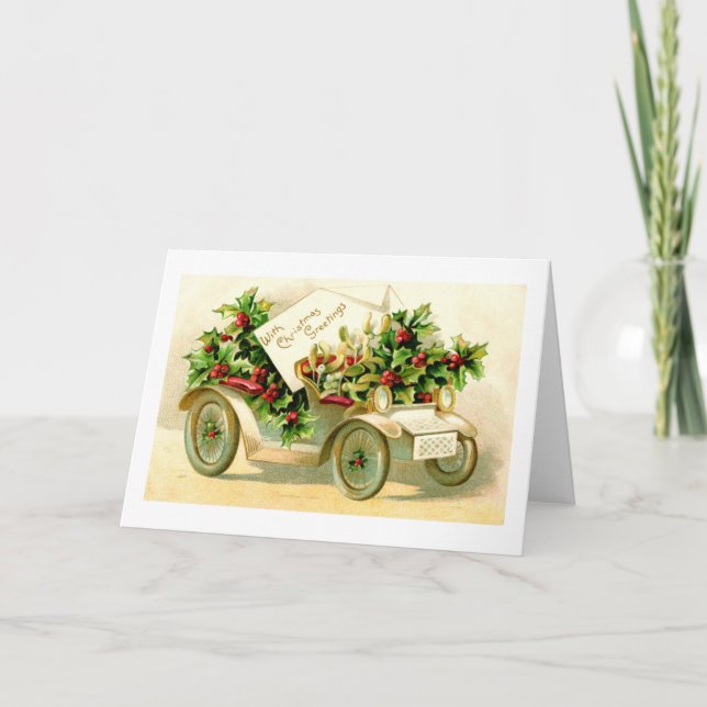 Coche vintage de navidad (Anverso)
