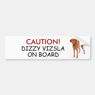Coche VIZSLA - pegatina para el parachoques