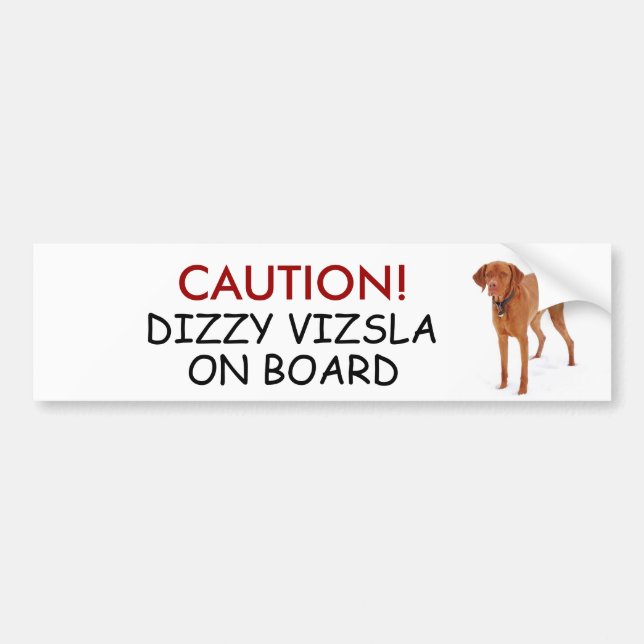 Coche VIZSLA - pegatina para el parachoques (Frente)
