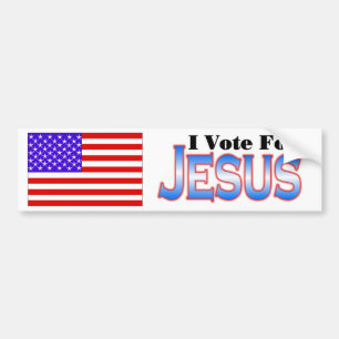 Coche VOTO por la PEGATINA PARA EL PARACHOQUES de JESÚS