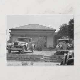 Coches de época en la postal de Tucson