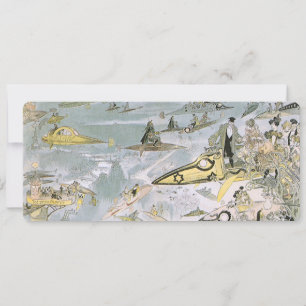 Coches futuristas de ciencia ficción vintage, taxi