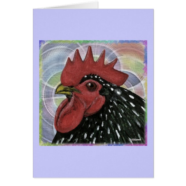 Cochin: Decorativa cabeza de gallo (Frente)