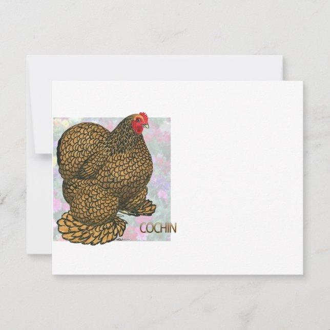 Cochin: Hen con lacas de oro (Anverso)