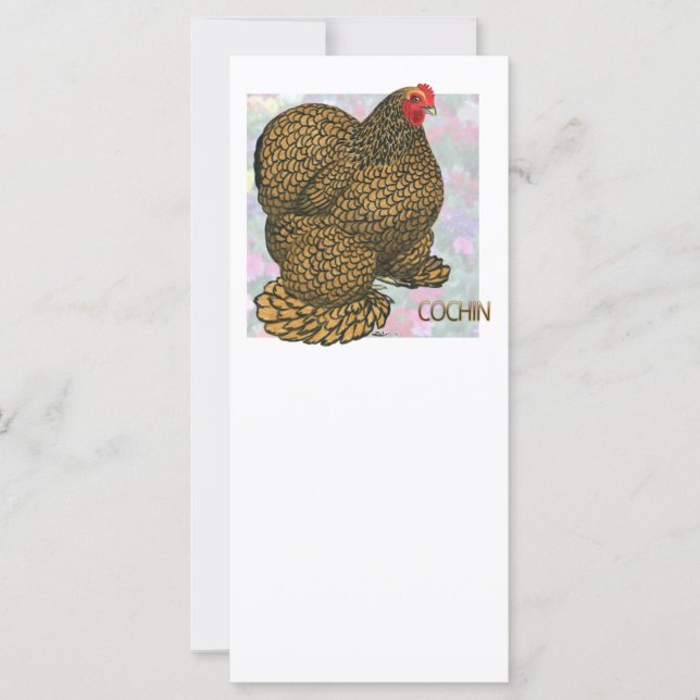 Cochin: Hen con lacas de oro (Anverso)