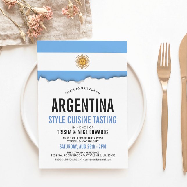 Cocina argentina| Invitación blanca con marca de F (Subido por el creador)