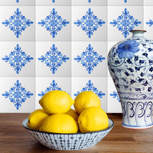 Cocina Azulejo española azul y portuguesa blanca