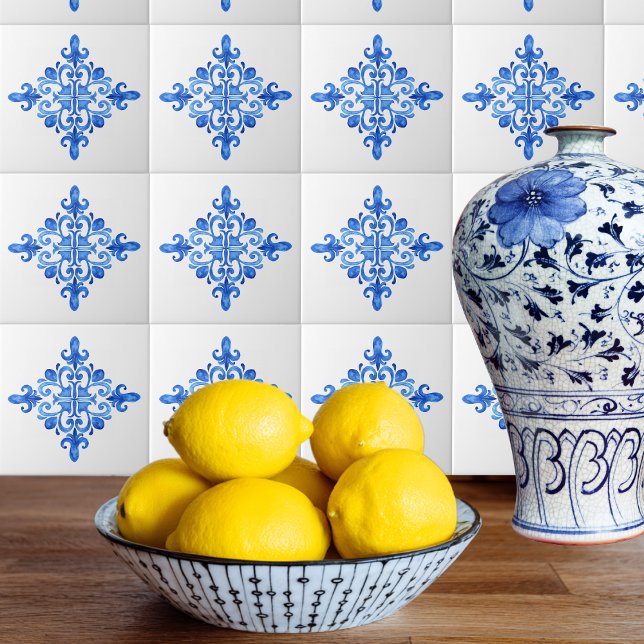 Cocina Azulejo española azul y portuguesa blanca (Subido por el creador)