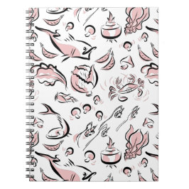 Cocina china moderna Tinta Dibujando Cuaderno Espi
