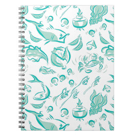 Cocina china moderna Tinta Dibujando Cuaderno Espi