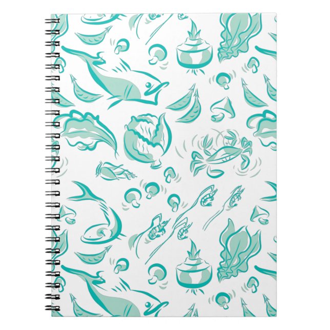Cocina china moderna Tinta Dibujando Cuaderno Espi (Frente)