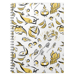 Cocina china moderna Tinta Dibujando Cuaderno Espi