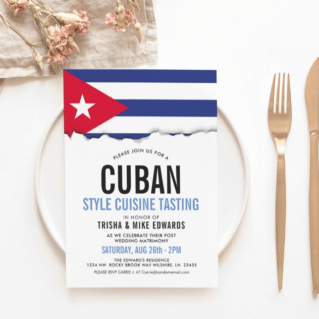 Cocina cubana | Invitación de marca de fiesta (Subido por el creador)
