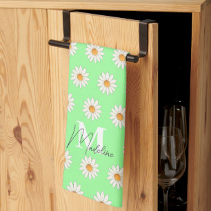Cocina Daisy Floral Toalla - Agradable y Alegre