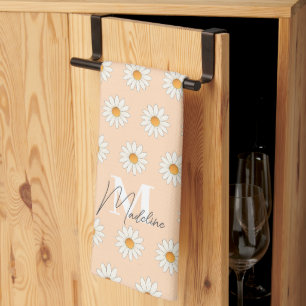 Cocina Daisy Floral Toalla - Agradable y Alegre
