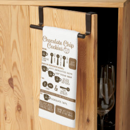 Cocina de cocinas de chocolate toalla de cocina