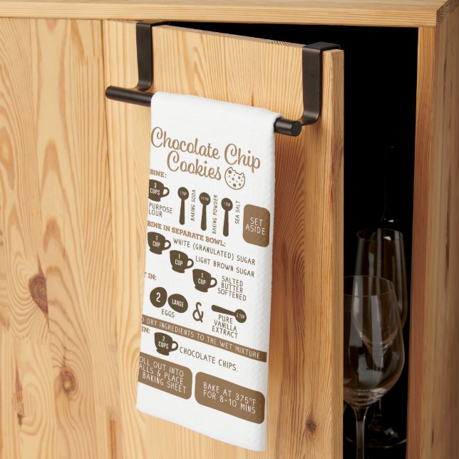 Cocina de cocinas de chocolate toalla de cocina (Pliegue de tercios)