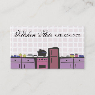 cocina de la teja que cocina tarjetas de visita de
