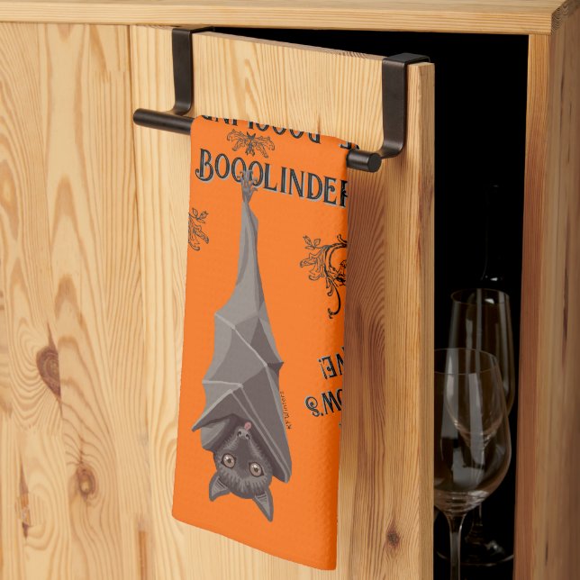 ¡Cocina Halloween Toalla de Decoración Bat! (Pliegue de tercios)
