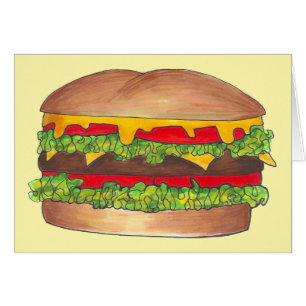 Cocina Hamburger Burger Cheeseburger Comida Rápida