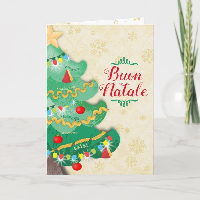 Cocina italiana pasta fresca árbol de navidad coci (Anverso)