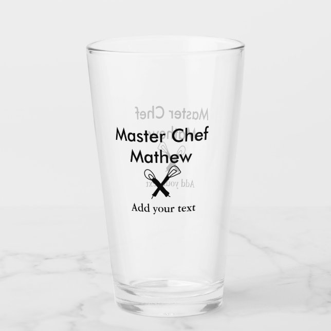 Cocina maestra cocinera panadería cocinero agregar (Anverso)