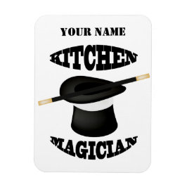 Cocina Magia Chef Cocinero Personalizado Imán Foto