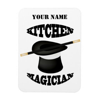 Cocina Magia Chef Cocinero Personalizado Imán Foto