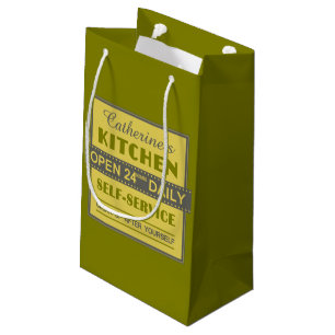 Cocina - nombre personalizado - bolsas de regalo