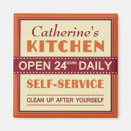 Cocina - nombre personalizado - imán