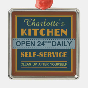 Cocina - nombre personalizado - ornamento