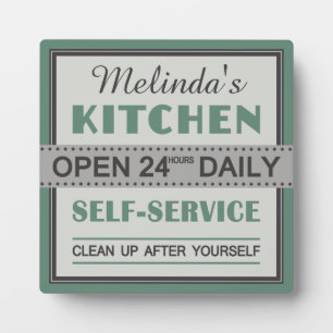 Cocina - nombre personalizado - placa