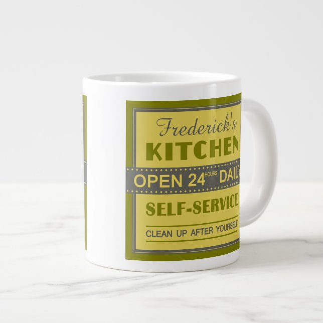 Cocina - nombre personalizado - tazas (Derecha)