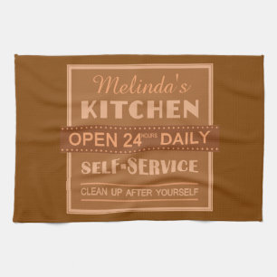 Cocina - nombre personalizado - toalla