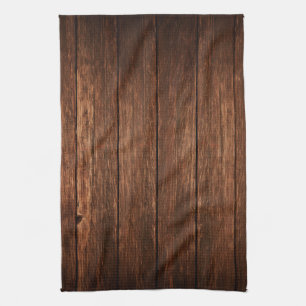 Cocina personalizada Toalla de baño País de madera