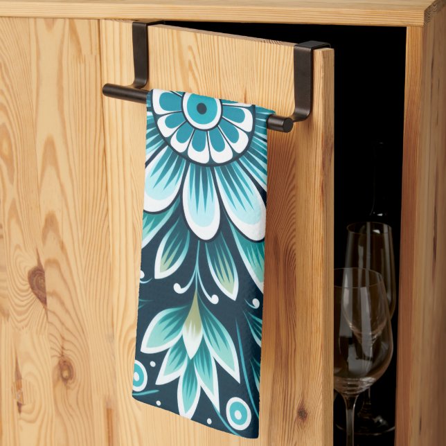 Cocina portuguesa Toallas acuarela (Pliegue de tercios)