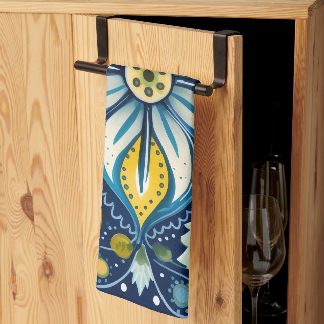 Cocina portuguesa Toallas acuarela (Pliegue de tercios)