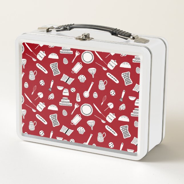 Cocina roja retro (Anverso)