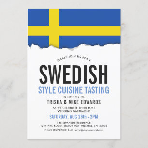 Cocina sueca Invitación de marca de Fiesta