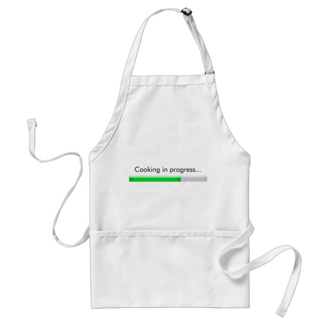 "Cocinando" el delantal en curso (Frente)