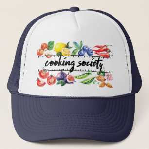 Cocinar el gorra del camionero de la sociedad