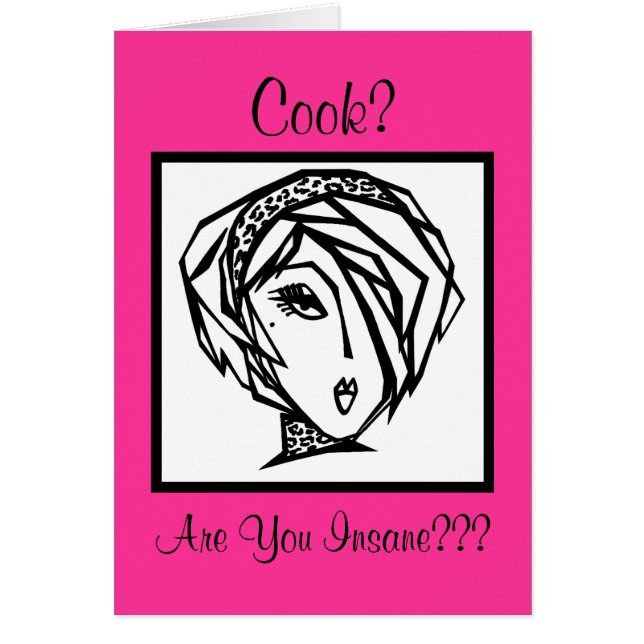 ¿Cocinar? ¿¿¿Estás loco??? (Frente)