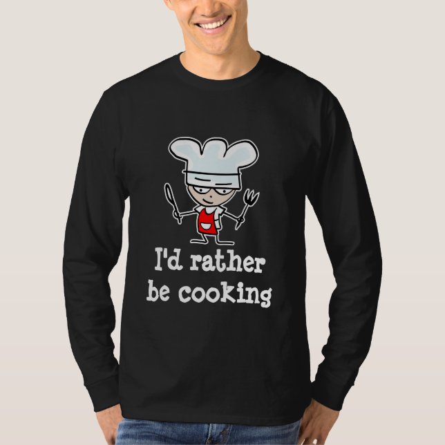 Cocinar la camisa para los hombres con cita (Anverso)