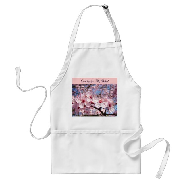 ¡Cocinar para mi bebé! Regalos delantal Flores ros (Frente)