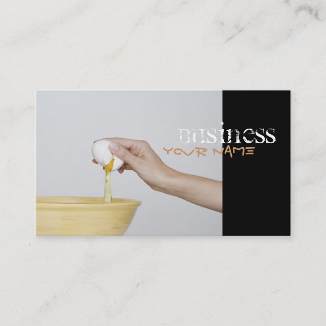 Cocinar tarjetas de visita (Anverso)