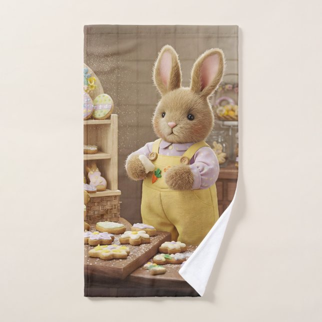 Cocinas de Bunny y Easter (Toalla de mano)