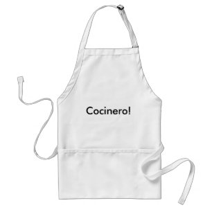 "Cocinero" en delantal español