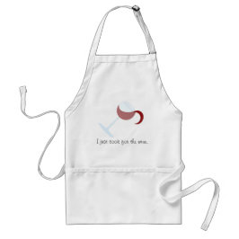 Cocinero para el delantal del vino